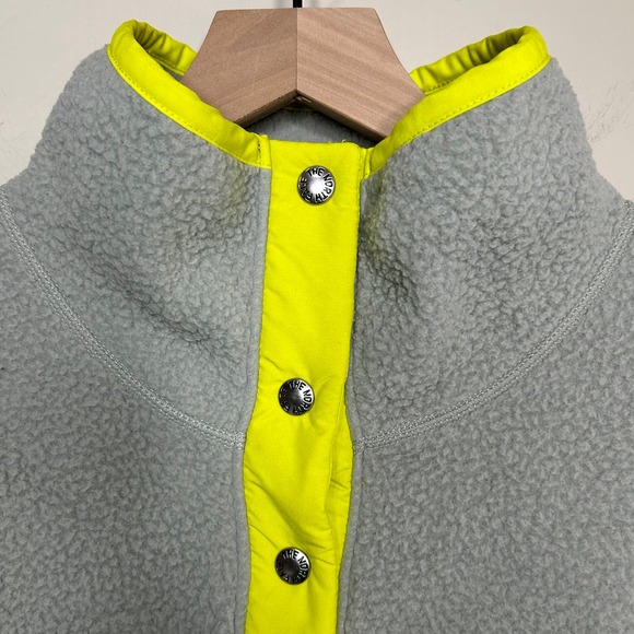 The North Face Cragmont Gray Fleece Pullover 1/4 Snap Size M - Picture 6 of 11